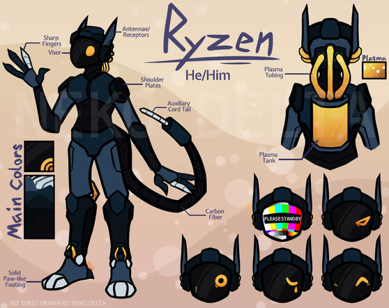 1 view Ref sheet Comm